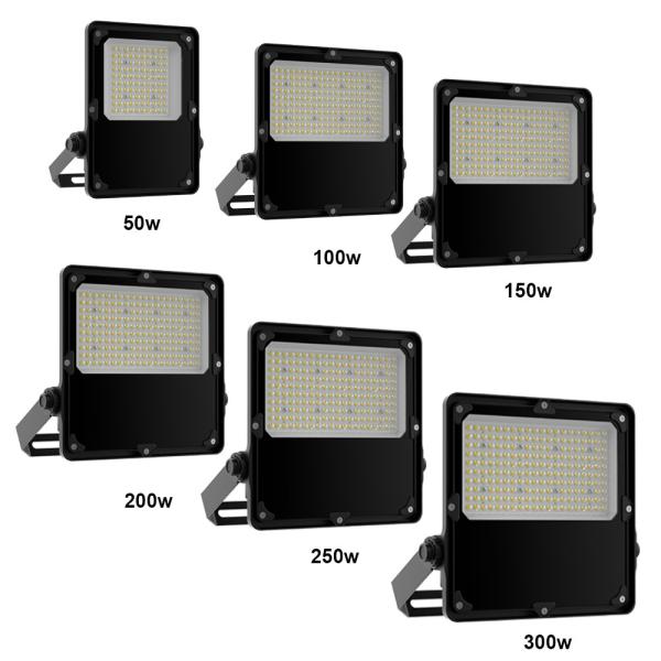 Portable Slim Smd 2835 100W LED Flood Light Outdoor Aluminum Fixtures