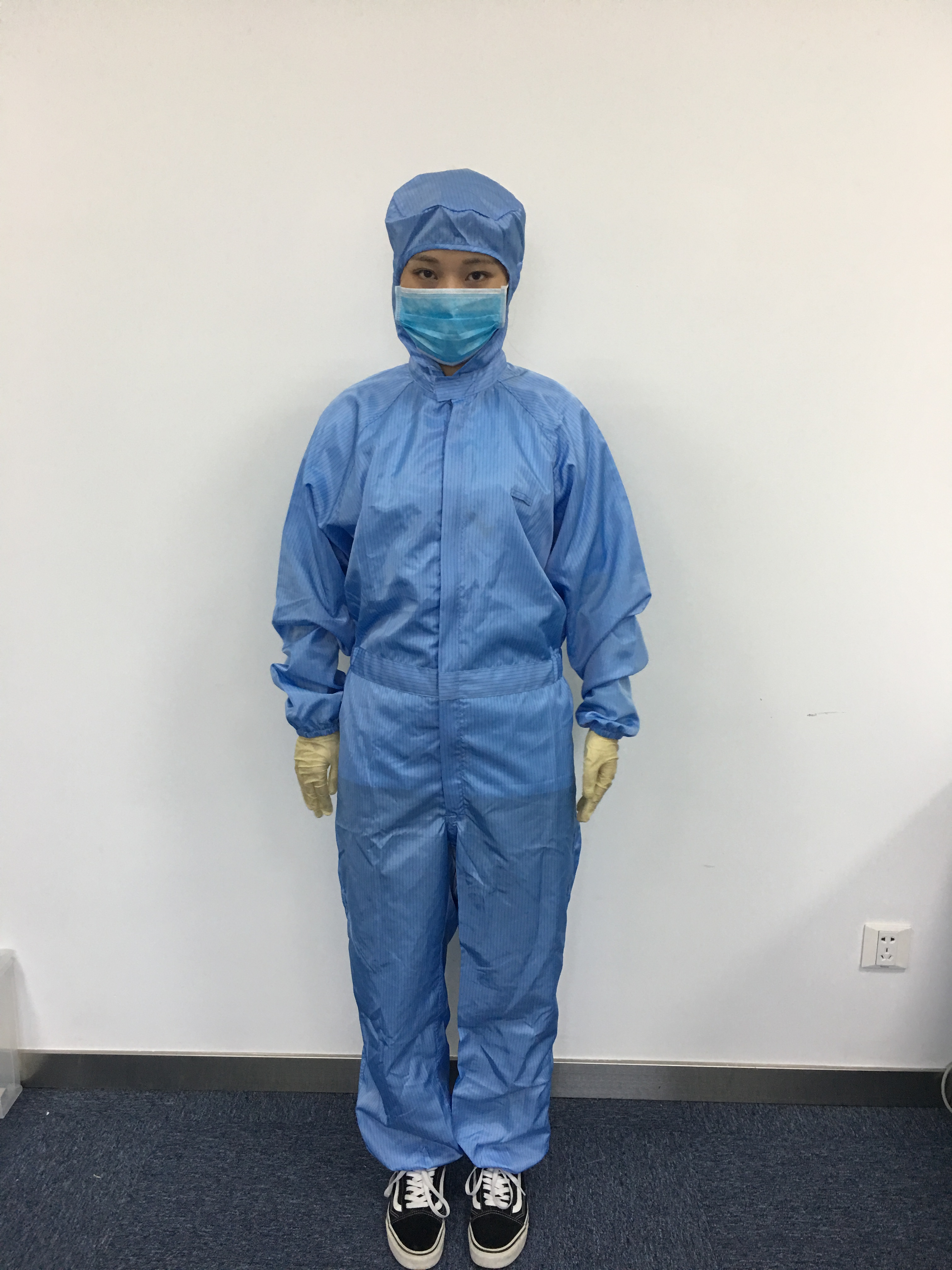 S 3XL Dust Free Garment Clothes Anti Static Disposable Coveralls Engineering Industry