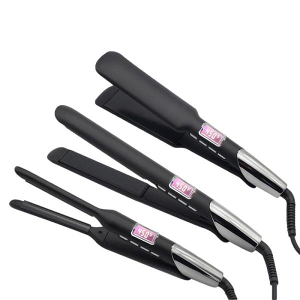 AC 110V Ceramic Plate Hair Straightener 1.6 Inch Fast MCH Heating