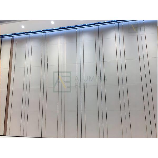 Aluminum Commercial Operable Partition Wall System with 6061-T6 Profile and 304 Stainless Steel Roller