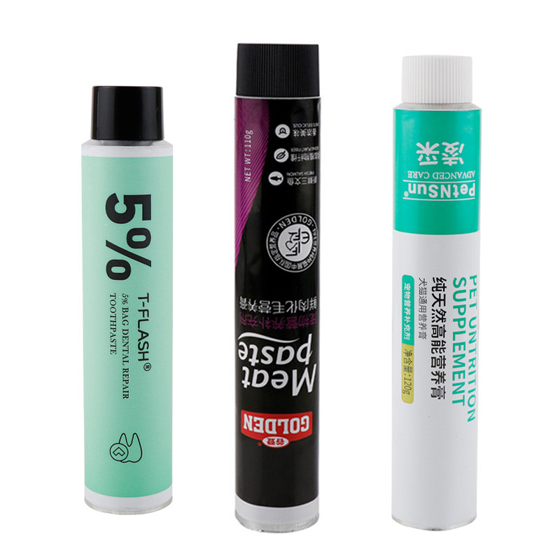 Трубок алюминия крышки M9 M11 M15 трубки острых косметических металлические складные