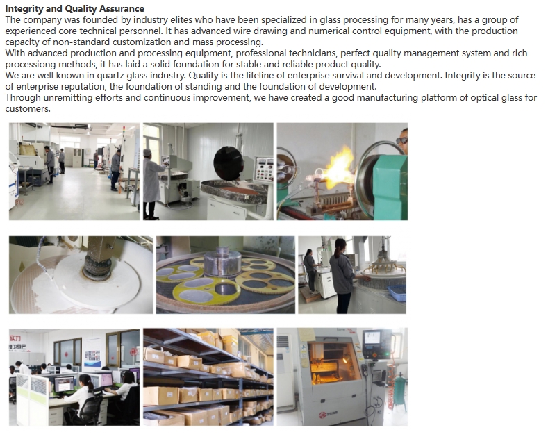Quartz Apparatus Fused Quartz Semiconductor Wafer Carrier Ultra Thin