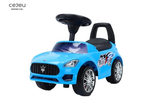 PP Wheel Plastic Foot To Floor Ride On Car Along The Left