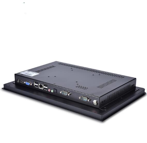 1600x900 Capacitive screen dual core Industrial Panel Pc mini slim computer