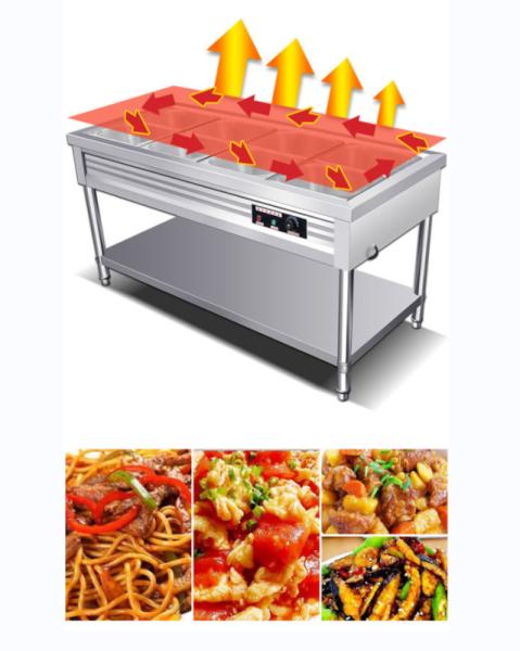 SS Thermal Insulation Commercial Buffet Equipment Hot Food buffet serving trays