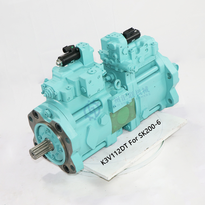 SK200-6 Hydraulic Pump KAWASAKL K3V112DT Hydraulic Main Pump for Kobelco Excavator Spare Parts