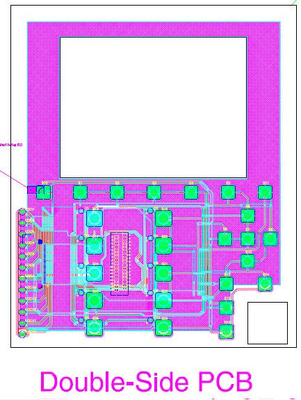 Customized Pad Embossed Membrane Switch Touch Screen with 3M rear adhesive