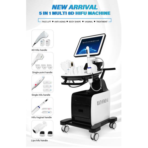 Professional 5 in 1 Skin Facial Lifting Multi-lines 8D Hif Body-slim Lipo Hif Vaginal Tightening Hif Beauty Machine 2025