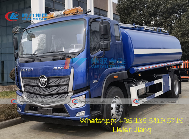 FOTON AUMAN 6 Wheeler 10000L Water Spraying Truck With Watering Cannon