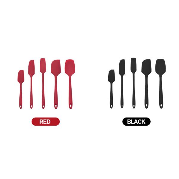 Heatproof BPA Free 4 Pieces Silicone Spatula Set