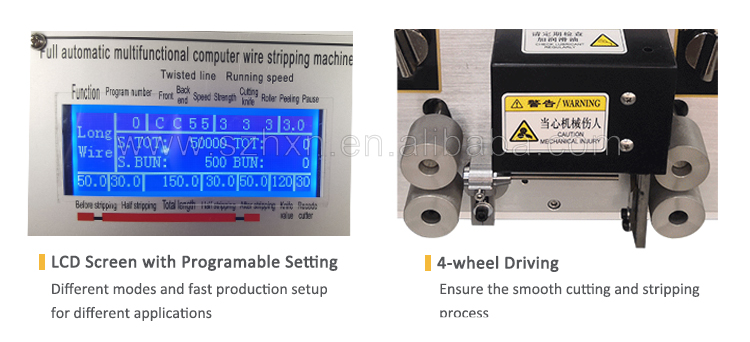 Мини автоматическая компьютерная резачка и стриппер для электрической стальной проволоки площадью 4 мм