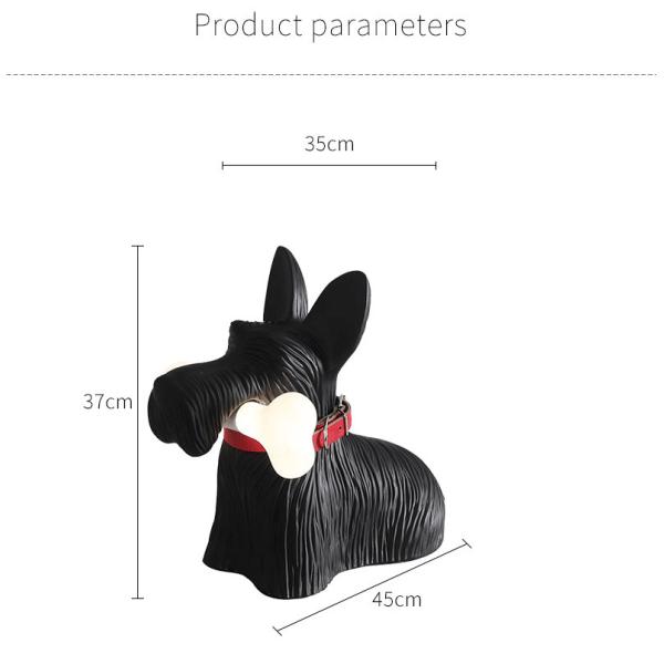 Italy Designer Scotch Dog Pendant Lamp for Living Room Kitchen Bedroom Europe Fancy aesthetic lamp(WH-MTB-276)