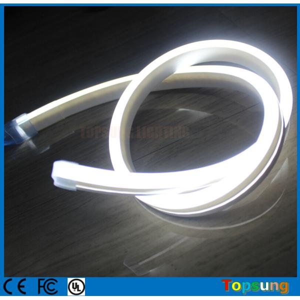 11x19мм плоская квадратная холодная белая гибкая светодиодная неонная веревка световой полосы 12в