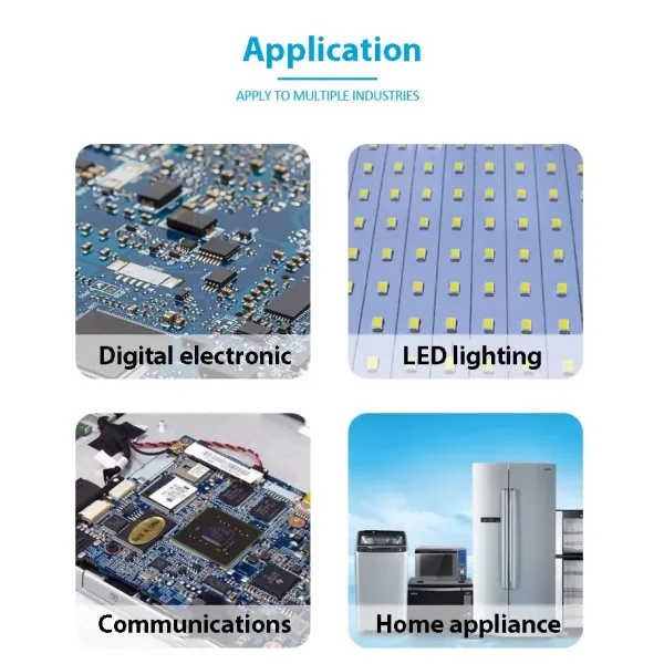 Automatic PCB Soldering Machine 5 Axis Dual Heads Desktop Soldering Robot