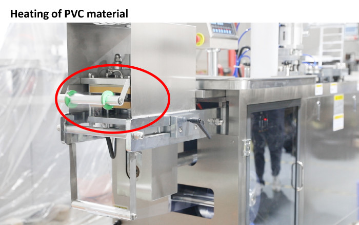 Automatic Medicine Strip Packing Machine With PVC Blister Forming Sealing And Cutting