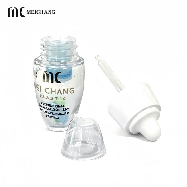 PETG 30ml+3ml Airless Dual-Chamber Bottle with Fresh-Mix Packaging for High-Potency Actives