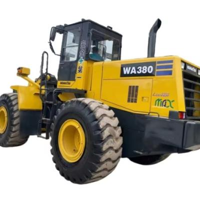 WA380 Komatsu Front Loader Usado Front End Loader 10 toneladas 70KW