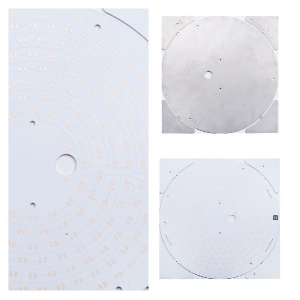 Aluminum 1.6mm Single Sided PCB Board Lead Free For Led Light