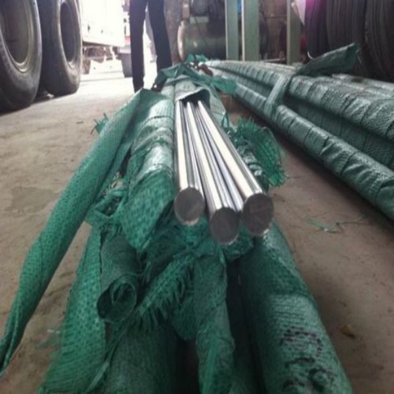 ASTM A240 Annealed and Pickled 321 Stainless Steel Round Bar Anti Corrosion 5-6 meters  Long
