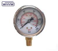 Manomètre de pression de 63 mm 0-10bar 150 Psi Pour une excavatrice