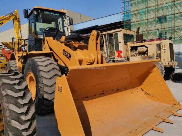 Used Caterpillar 966H 950H Wheel Loader Front Loader at and 16000 kg Machine Weight
