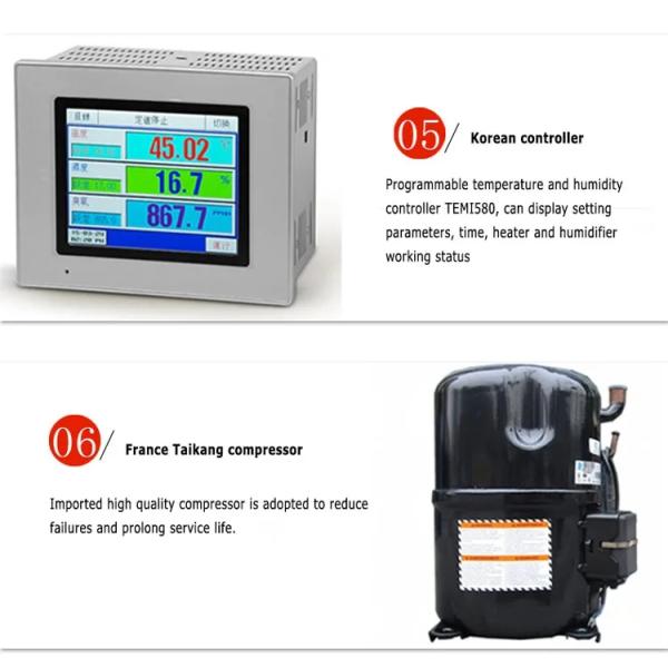 2 Zones Thermal Shock Chamber For Testing Laboratory Liquid Temperature