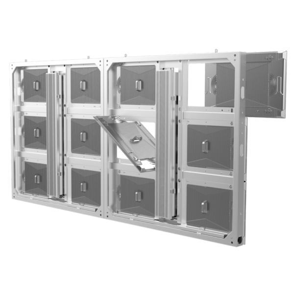 960x960mm P4 Наружный фиксированный светодиодный дисплей сверхтонкий IP66 Front Service