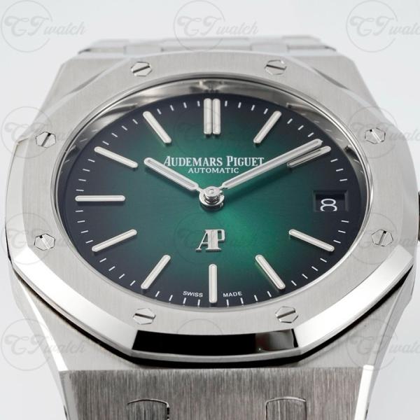 AP Royal Oak 39mm Green Dial Super Clone Automatic Watch Stainless Steel Case