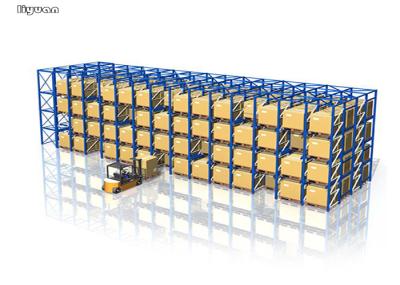 Movimentação de aço no pó da cremalheira do armazenamento do metal do armazém do racking da pálete revestido
