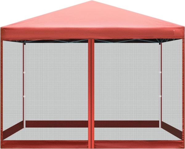 210d Oxford Easy Pop Up Canopy, Outdoor Screen Tent with Mesh Mosquito Netting Side Walls for Camping Picnic Party