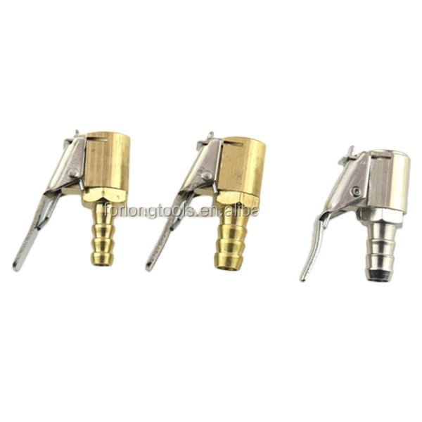 Universal Car Fitment 6mm Hose Brass Body Air Chuck with Zinc Alloy Clip The Ultimate Replacement/Repair Solution