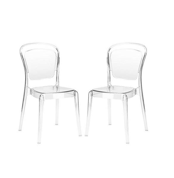 Hot sales Stackable Crystal Acrylic Wedding Event  Dining Restaurant Chair