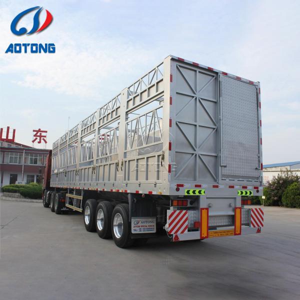 3*13ton Axle Steel Semi Cargo Trailer for Livestock Transport in Nigeria and Australia