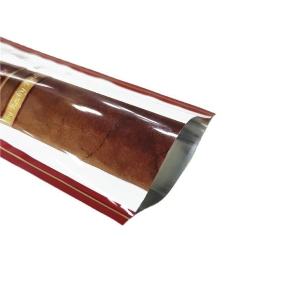 Custom Printed Plastic Clear Stand Up Pipe Tobacco Seeds Mylar Packing Bag