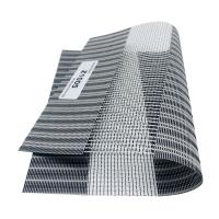 Cinza bege branco da categoria anti-bacteriana da tela B1 da zebra da proteção solar 328GSM