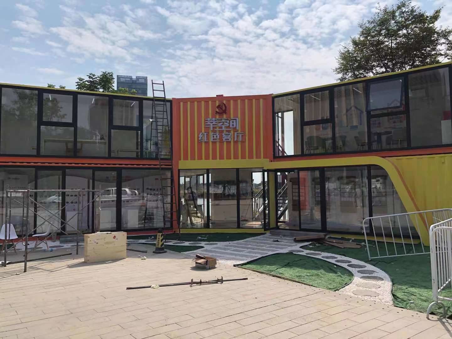 дом контейнера для перевозок Prefab 40ft модульный для комнаты офиса