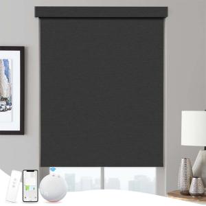 automatic Motorized Curtain Blinds , blackout sunshade roller shades