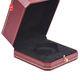 Red Gold Glossy Lamination Leather Jewelry Storage Box 4C Printing