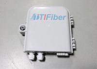 8 Ports FTTH Drops Fiber Optic Distribution Box ABS Fiber Enclosure Wall Mount