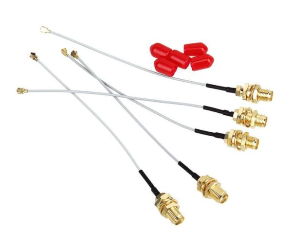 Homem de IPEX U.FL ao conector fêmea Jumper Pigtail Cable coaxial da radiofrequência de SMA