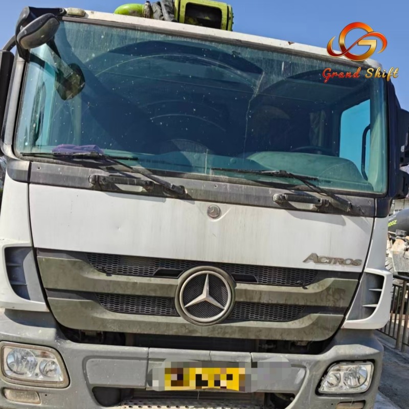 2017 Used Zoomlion 47m Boom Concrete Pump Truck on Mercedes-Benz Actros 3341 Chassis with Low Working Hours