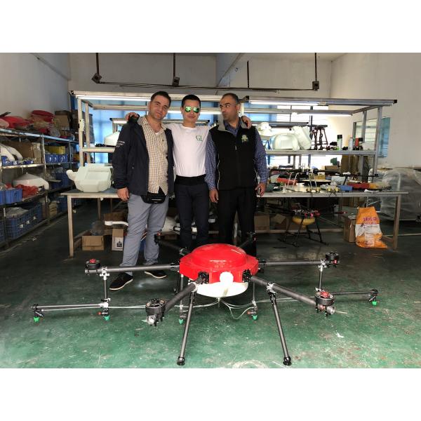 Autonomous Obstacle Avoidanc Agricultural Spraying Drone,Waterproof 5 level Resistance 15L Payload with 6 Smart  Nozzles