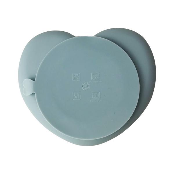 Baby Feeding Set Plate For Fruits Factory Price Customized Heart Shape Bpa Free
