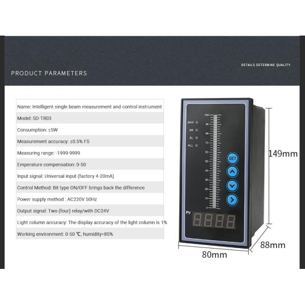 Digital Display Water Level Regulating Instrument SD-T803 for Customized Applications
