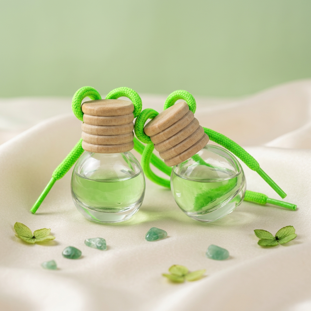 Anding 4ml Hanging Diffuser Bottle Automatic Diffuser Refill Mini Empty Glass Luxury Car Perfume Hanging Diffuser Bottle