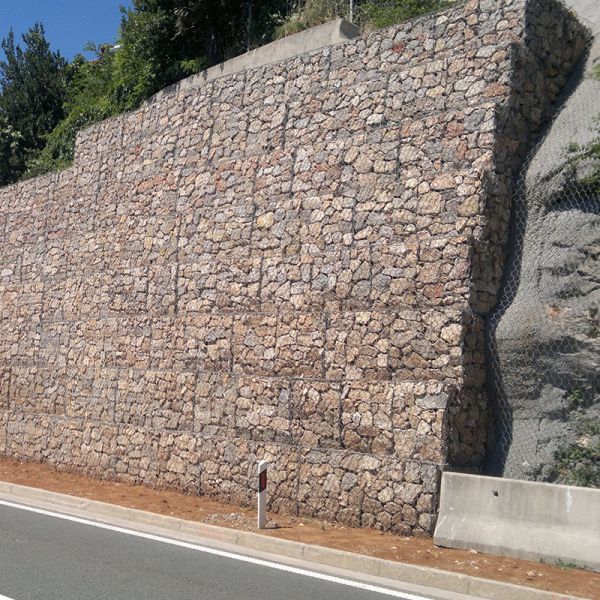 Galvanized Low Carbon Steel Galfan Wire Woven Hexagonal Gabion Box/ Baskets For Retaining Wall Projects