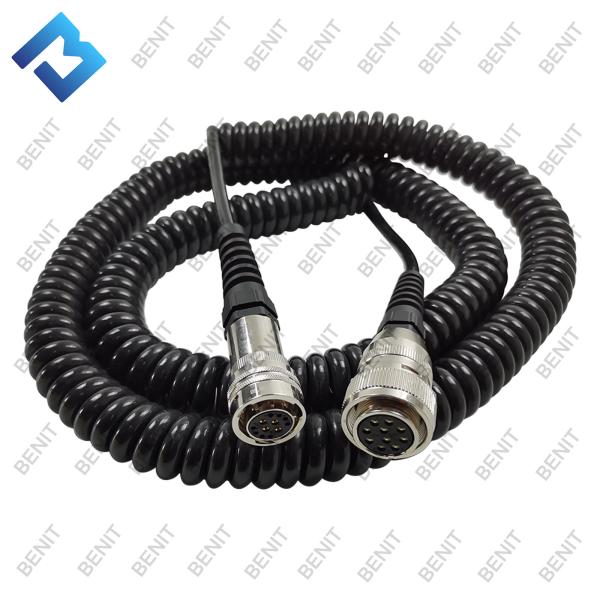 High Quality Digital Controller Host Spiral Power Cord 04-02-02561for Asphalt Paver