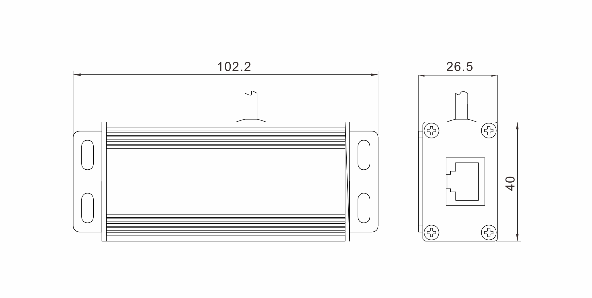 BRRJ45H-8L защита от перенапряжения RJ45, защита от молнии, гигабитная сетевая защита от перенапряжений, предохранитель от перенапряжений