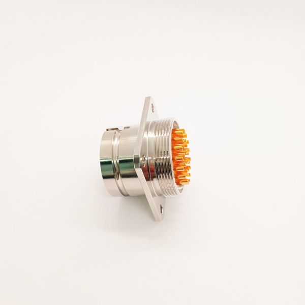 Y3A Series 32 Pin Circular Aviation Connector With Four-Hole Flange Socket Y3A-1832ZJ10 