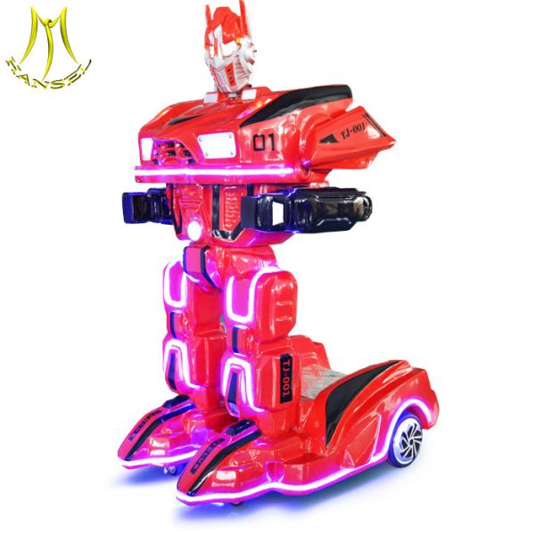 Hansel outdoor amusement park rides electric children robot with remote control